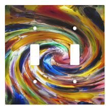 Gender Neutral Sprial Color Swirl Colorful Groovy