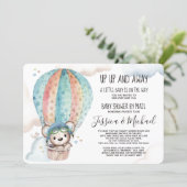 Gender Neutral Teddy Bear | Baby Shower by Mail Invitation (Standing Front)