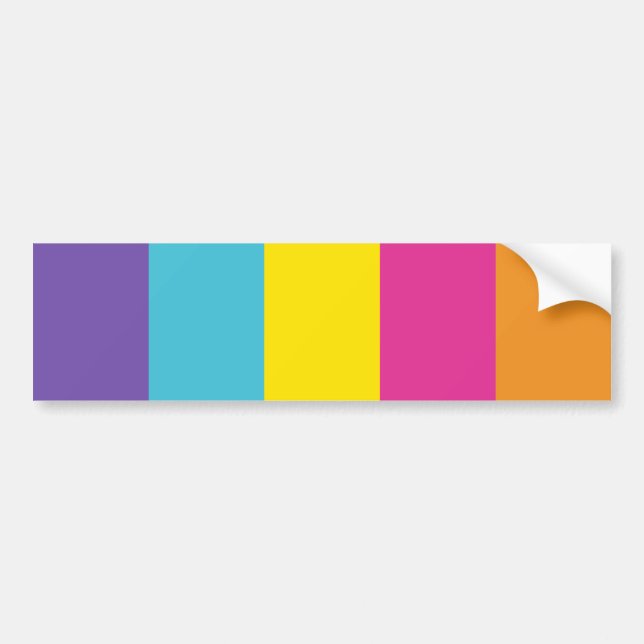 Gender Nonbinary Pride Bumper Sticker (Front)