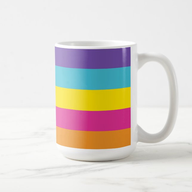 Gender Nonbinary Pride Flag Coffee Mug (Right)