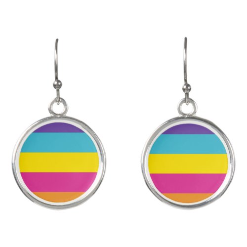 Gender Nonbinary Pride Flag Earrings