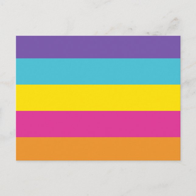 Gender Nonbinary Pride Flag Postcard (Front)