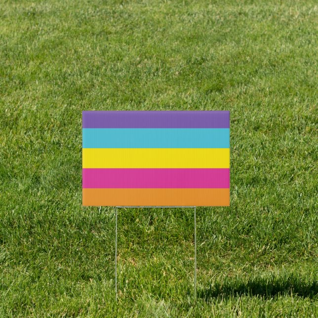 Gender Nonbinary Pride Sign (Insitu)