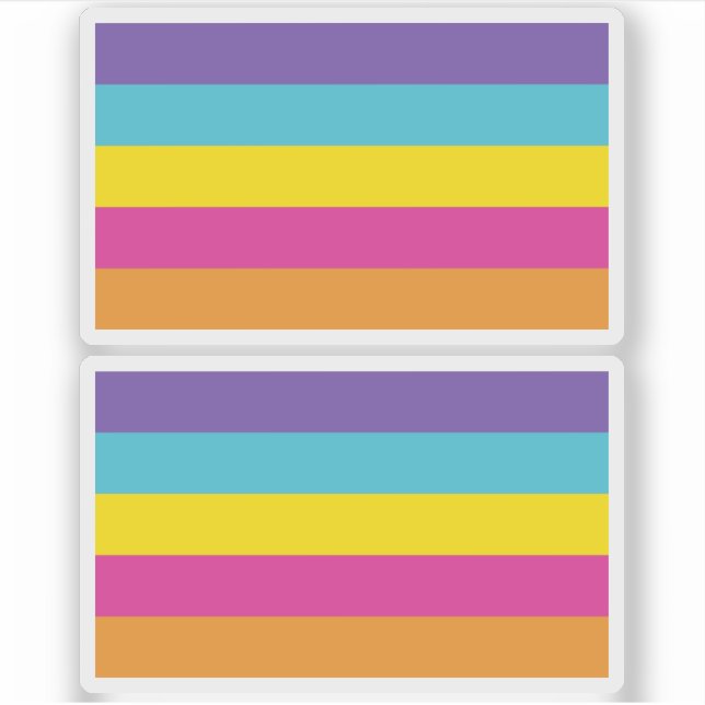 Gender Nonbinary Pride Sticker (Front)