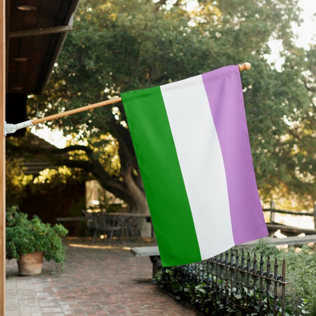 Gender Queer Pride Flag LGBTQIA Parade Celebration (In SItu)