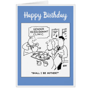 Gender Reassignment Clinic Cartoon Cards