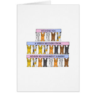 Gender Reassignment Speedy Recovery Cards