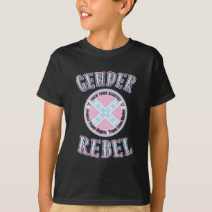 Gender Rebel Sticker T-Shirt