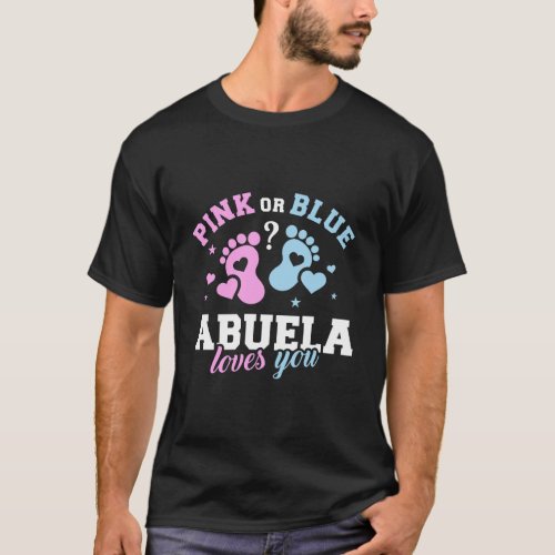 Gender Reveal Abuela Grandma T_Shirt
