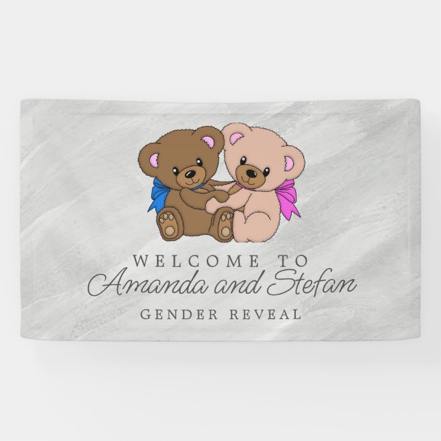 Gender Reveal Baby Boy/Girl   Banner (Horizontal)