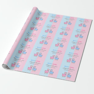 Funny Baby Shower Wrapping Paper, Funny Wrapping Paper, Gender Reveal  Wrapping Paper, Meme Wrapping Paper, Sperm Wrapping Paper, It's a Girl 