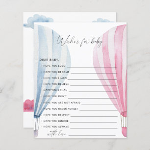 Gender reveal balloons   wishes for baby game