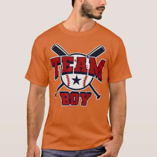 Gender Reveal Baseball Team Boy  T-Shirt