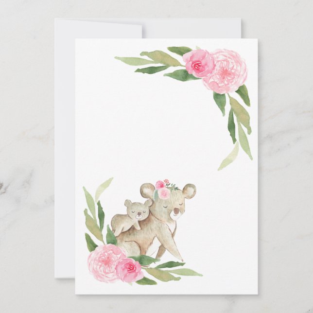 Gender Reveal // Blank Pastel Announcement (Front)