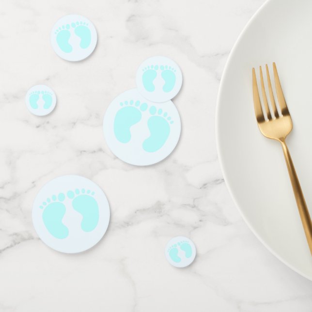 Gender Reveal Blue Boy party Custom Confetti (Group)