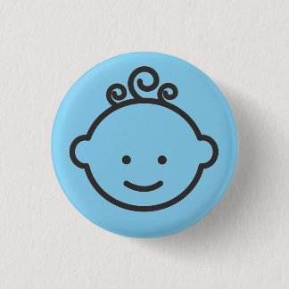 Gender Reveal Button: BLUE ||| Vecteezy.com Button