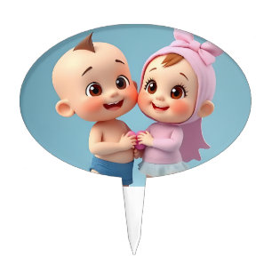 Gender Reveal Cake Topper