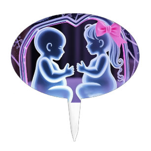 Gender Reveal Cake Topper