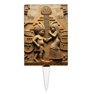 Gender Reveal Cake Topper