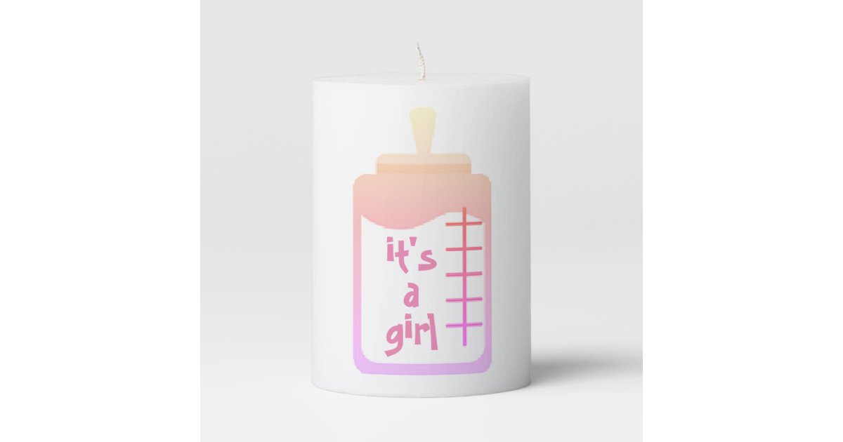 gender reveal candle by dalDesignNZ