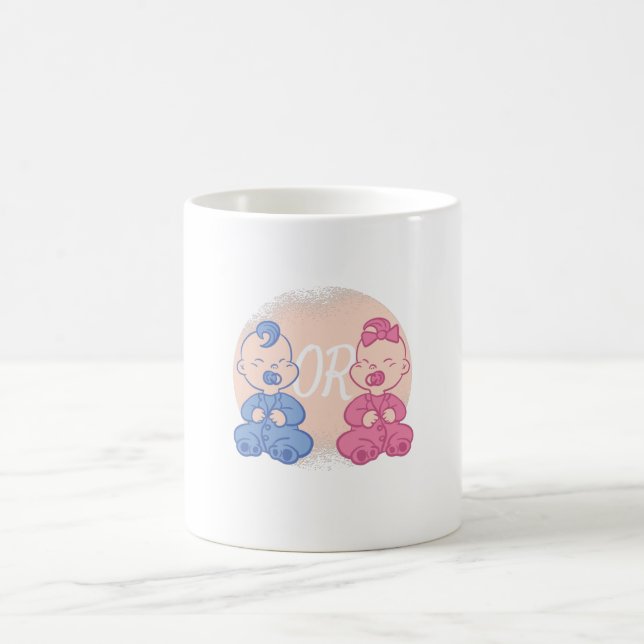 GENDER REVEAL COFFEE MUG (Center)
