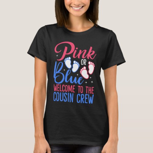  Gender Reveal Cousin Shirt Big Cousin Gender R T_Shirt