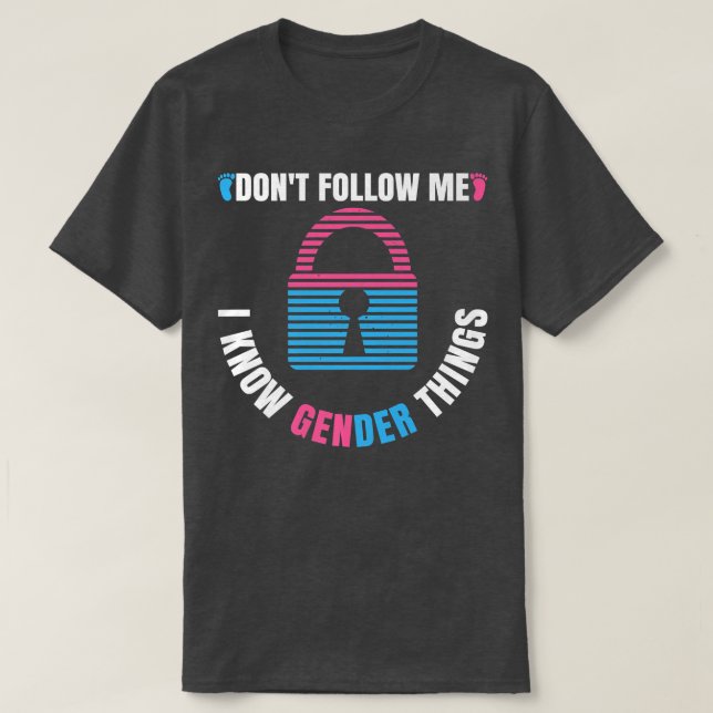 Gender Reveal Design for a Keeper of the Gender375 T-Shirt (Design Front)