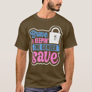 Gender Reveal Design for a Keeper of the Gender T-Shirt
