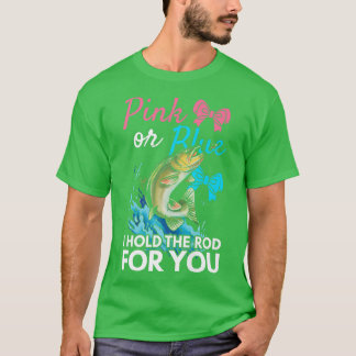 Gender Reveal Design for Fishing lovers  T-Shirt