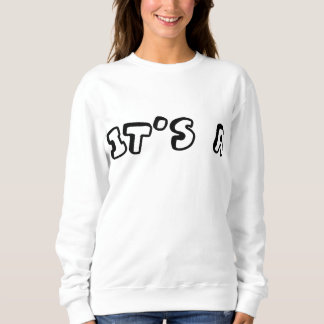 Gender Reveal for pink or blue painted handprints Sweatshirt