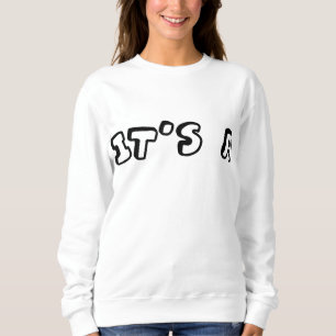 Gender Reveal for pink or blue painted handprints Sweatshirt