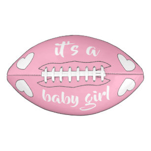 Gender reveal (girl) football by dalDesignNZ