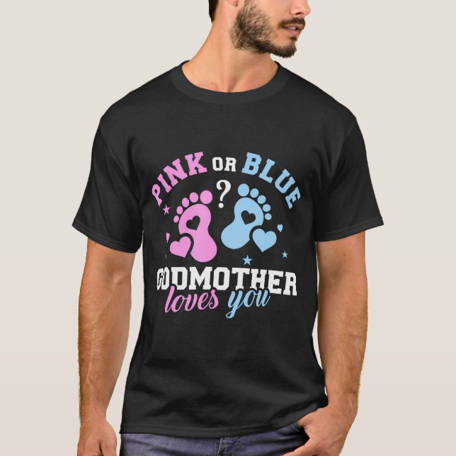 Gender Reveal Godmother T-Shirt (Front)