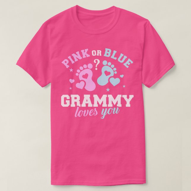 Gender reveal grammy T-Shirt (Design Front)