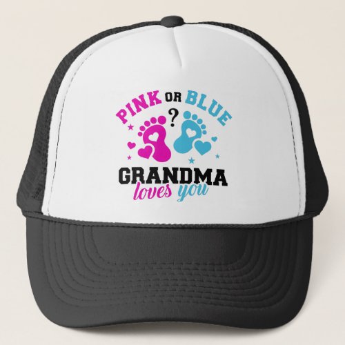 Gender reveal grandma trucker hat