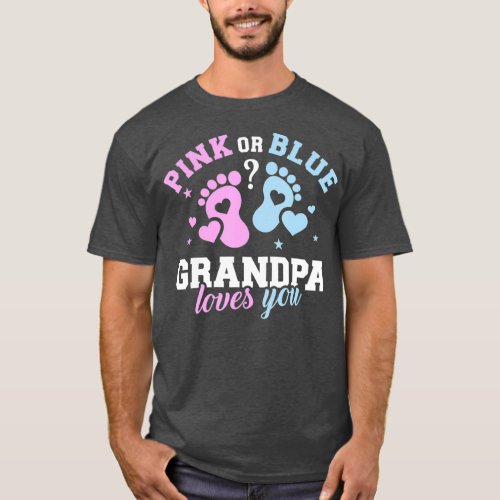 Gender reveal grandpa T_Shirt