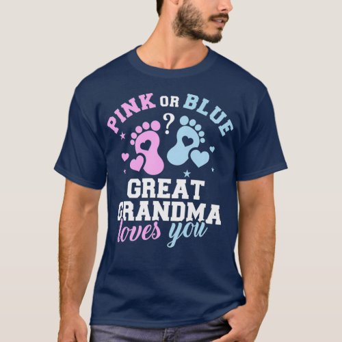 Gender reveal great grandma Premium T_Shirt
