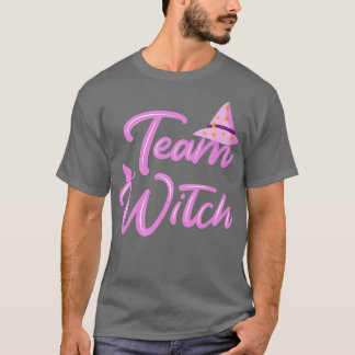 Gender Reveal Halloween Team Witch T-Shirt