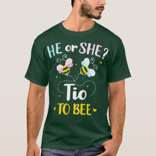 Gender reveal he or she tio matching family baby p T-Shirt