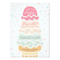 GENDER REVEAL - here's the scoop ice cream party Card