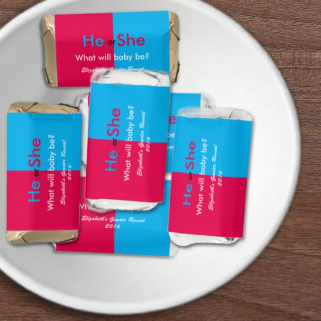 Gender Reveal Hershey's Miniatures (Creator Uploaded)