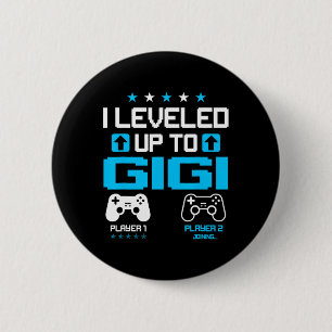 Gender Reveal I Leveled Up To Gigi Video Game Love Button