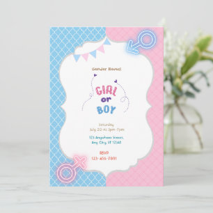 Gender Reveal Invitation