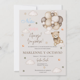 Gender Reveal Invitation