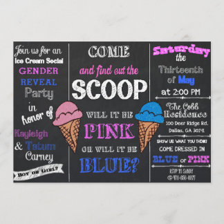 Gender Reveal Invitation