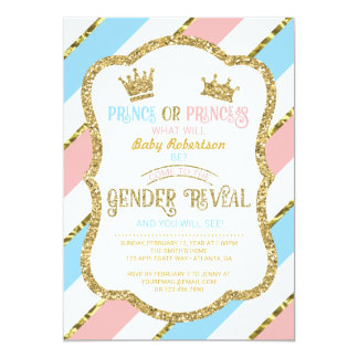 Prince Or Princess Gender Reveal Invitations 2