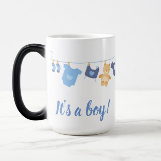 Gender Reveal It's a Boy Color Morph Mug