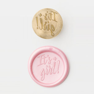 Gender Reveal It's a Girl Wax Seal Stamp