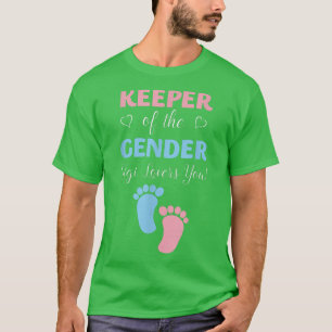 Gender Reveal Keeper Of The Gender Gigi Loves You T-Shirt