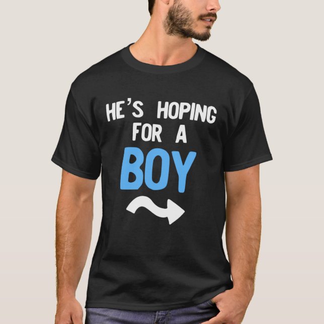 Gender reveal matching  for mom and dad reveal par T-Shirt (Front)